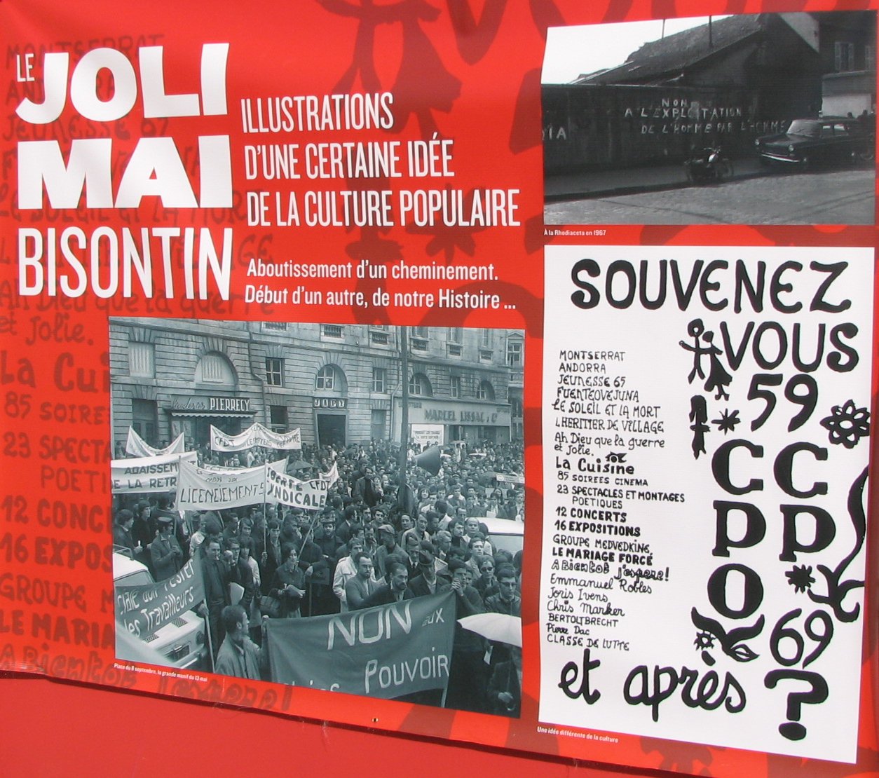 Les affiches - Grande Lessive 2009 (25 - Montferrand le Château) - Photo n1