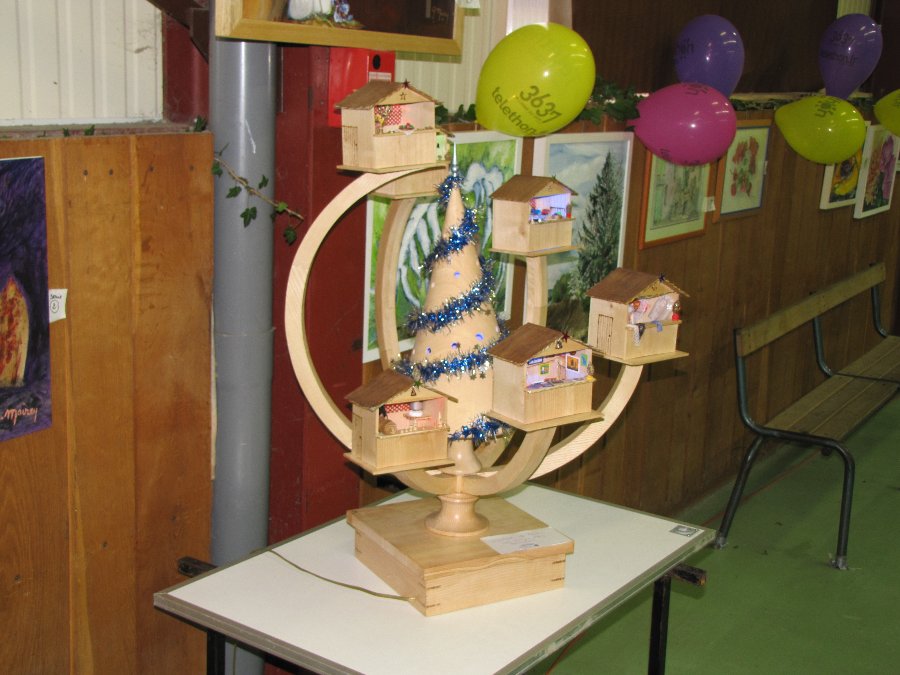 Objets en bois - Téléthon 2009 à Torpes, Marchaux et Roulans (25) - Photo n12